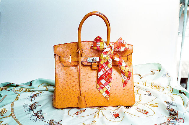 640px Hermes Devekuşu Birkin &Ccedil;anta