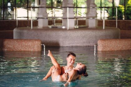 Klor içermeyen Manor House Spa yüzme havuzu