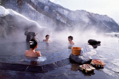 Kışın Onsen