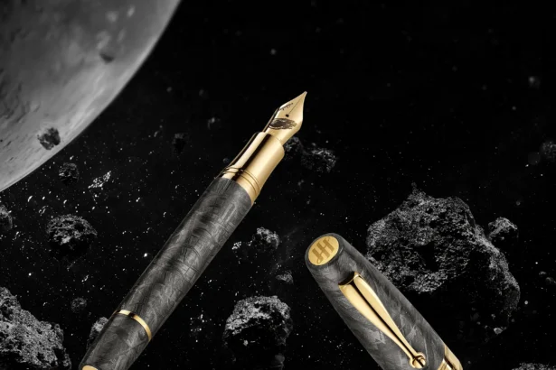 Montegrappa Muonionalusta Meteorite Dolma Kalem1