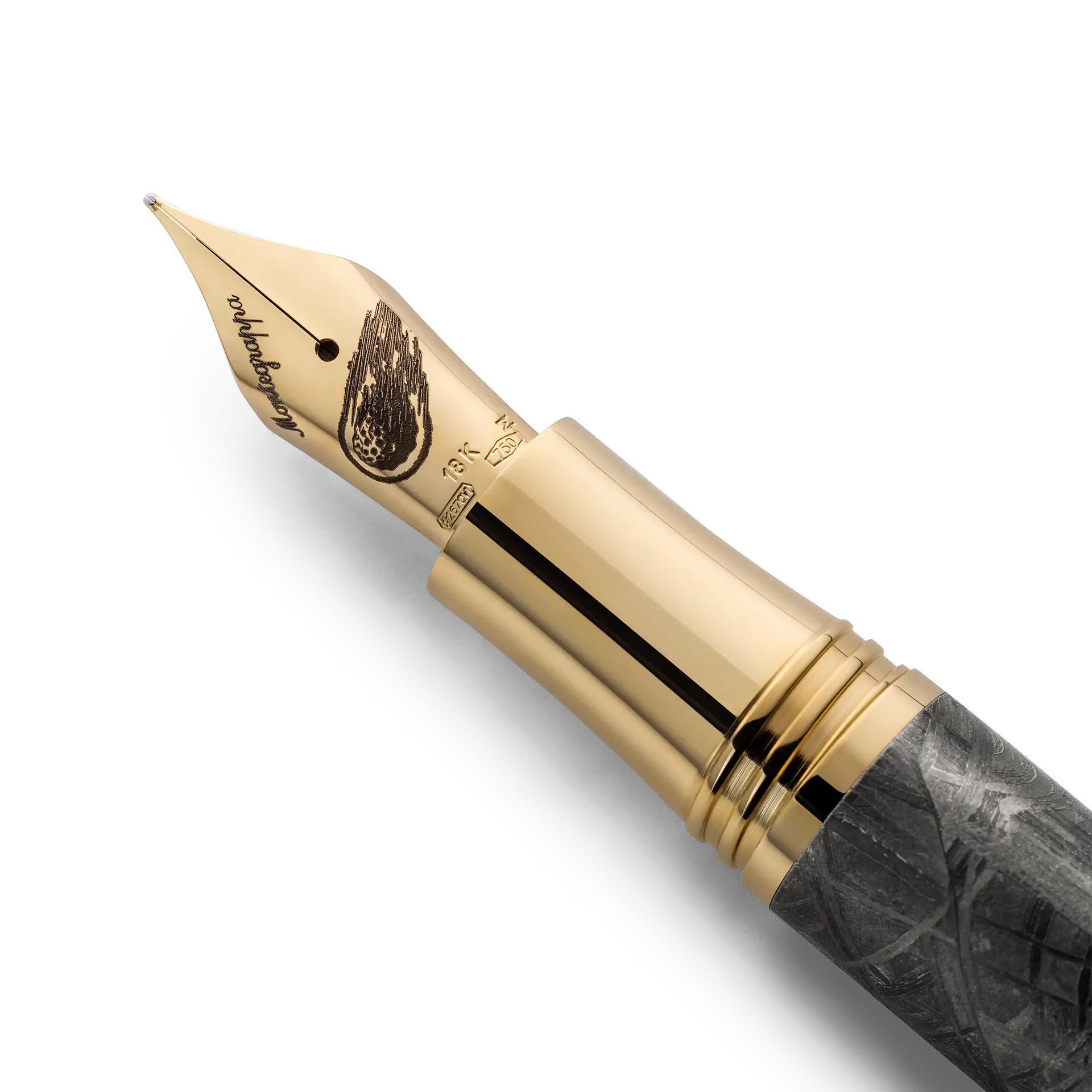 Montegrappa Muonionalusta Meteorite Dolma Kalem2